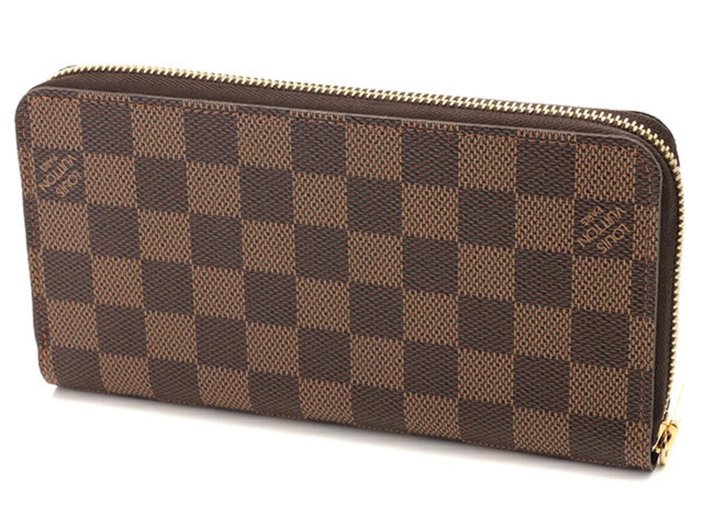 Louis Vuitton Long Damier Wallet Zippy Brown